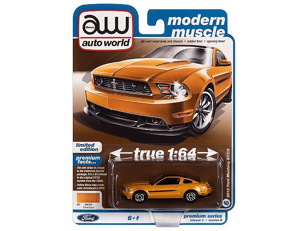 Mustang GT/CS 2012 Release 3B 2022 1:64 Autoworld Premium