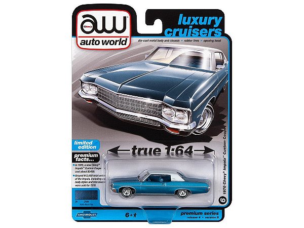 Chevrolet Impala 1970 Release 4B 2022 1:64 Autoworld Premium