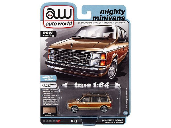 Dodge Caravan 1984 Release 1A 2023 1:64 Autoworld Premium