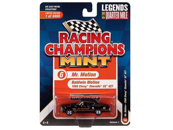 Chevelle Baldwin Motion 1968 Release 1 2022 1:64 Racing Champions Mint