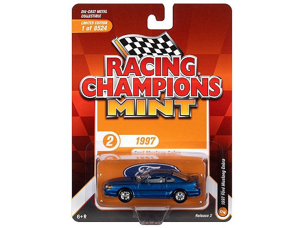 Ford Mustang Cobra 1997 Release 2 2022 1:64 Racing Champions Mint