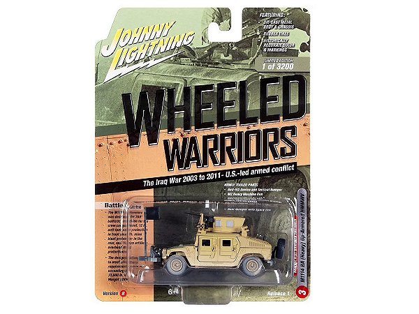 HUMVEE 4-CT M1114 HA HMMWV Armored Fastback Release 1B 2021 1:64 Johnny Lightning Militar