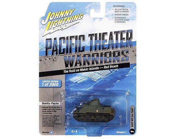 Tanque M3 Lee WWII Release 1A 2022 1:100 Johnny Lightning Militar