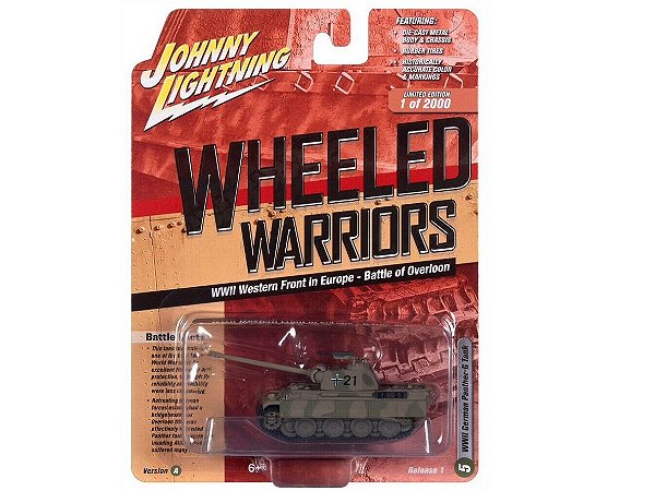 Tanque German Panther-G WWII (Germany) Release 1A 2021 1:100  Johnny Lightning Militar