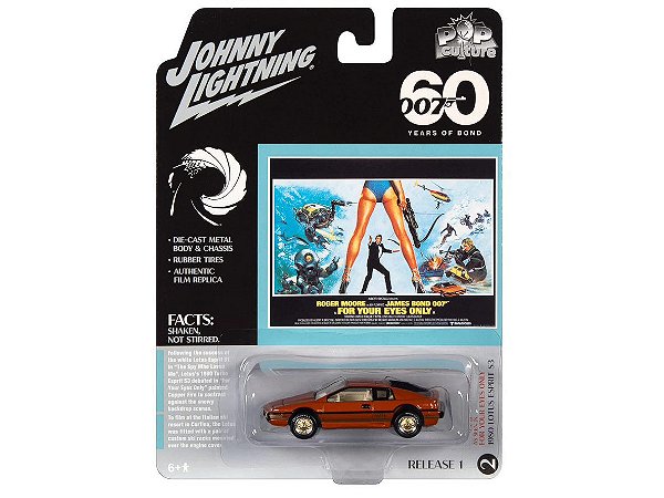 Lotus Turbo Esprit 1980 James Bond Release 1 2022 1:64 Johnny Lightning Pop Culture