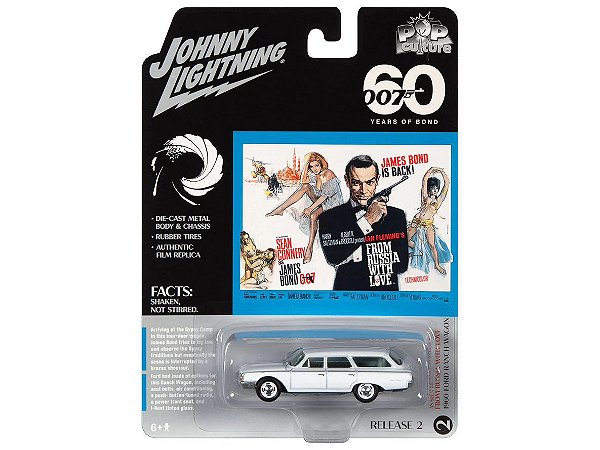 Ford Ranch Wagon 1960 James Bond Release 2 2022 1:64 Johnny Lightning Pop Culture