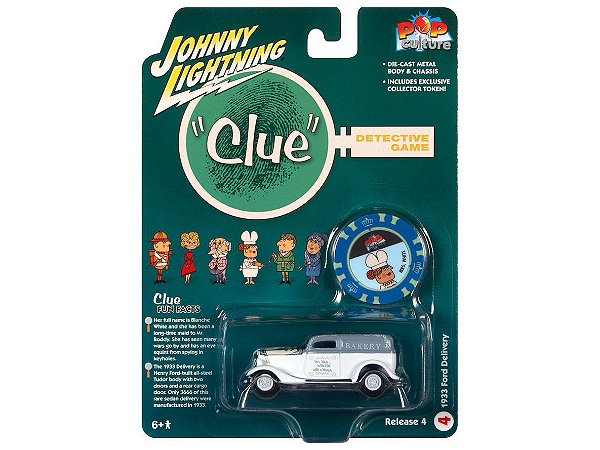 Ford Delivery 1933 Vintage Clue Release 4 2022 1:64 Johnny Lightning Pop Culture