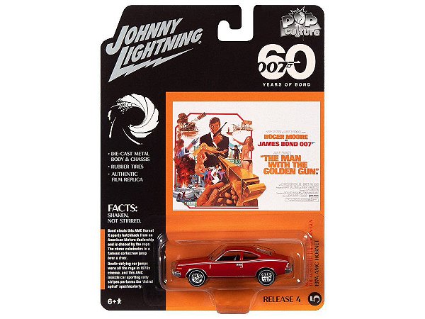 AMC Hornet 1974 James Bond Release 4 2022 1:64 Johnny Lightning Pop Culture