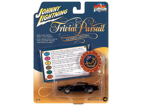 Pontiac Firebird Trans Am 1977 Trivial Pursuit Release 4 2022 1:64 Johnny Lightning Pop Culture