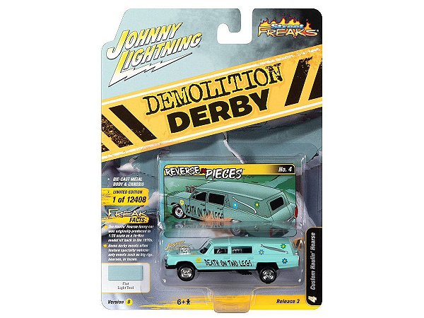 Haulin Hearse Custom Release 3B 2021 1:64 Johnny Lightning Street Freaks