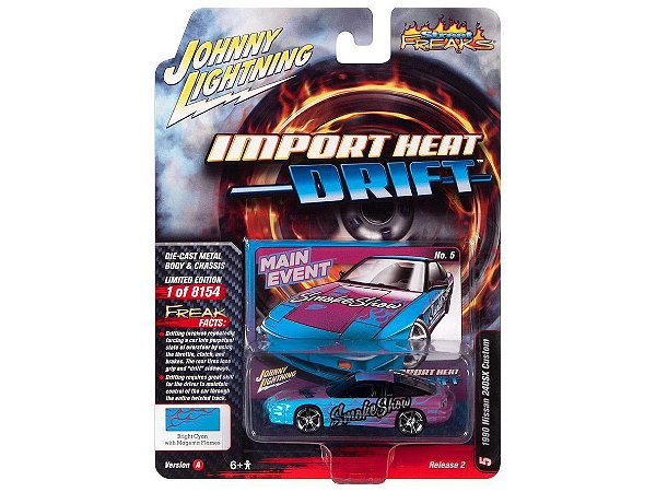 Nissan 240SX 1990 Release 2A 2022 1:64 Johnny Lightning Street Freaks