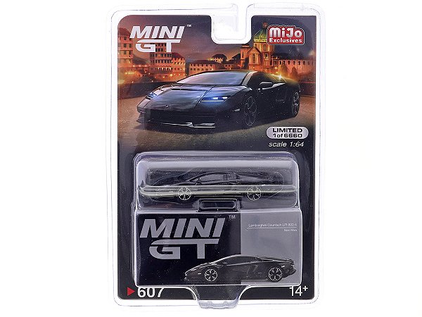 Lamborghini Countach LPI 800-4 1:64 Mini GT Preto