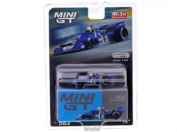 Fórmula 1 Tyrrell P34 Jody Scheckter Gp Swedish 1976 Winner 1:64 Mini GT