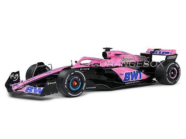 Fórmula 1 Alpine A523 Presentation Version 2023 1:18 Solido Rosa