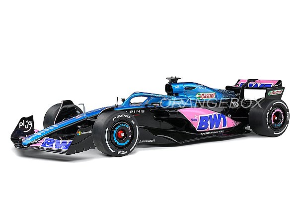 Fórmula 1 Alpine A523 Presentation Version 2023 1:18 Solido Azul