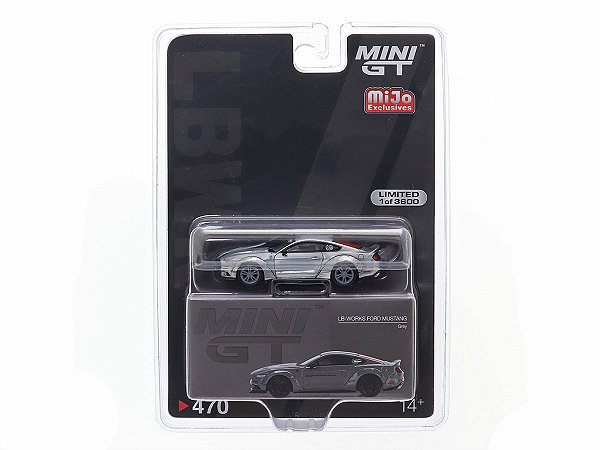 CHASE Ford Mustang GT LB Works 1:64 Mini GT Exclusive USA