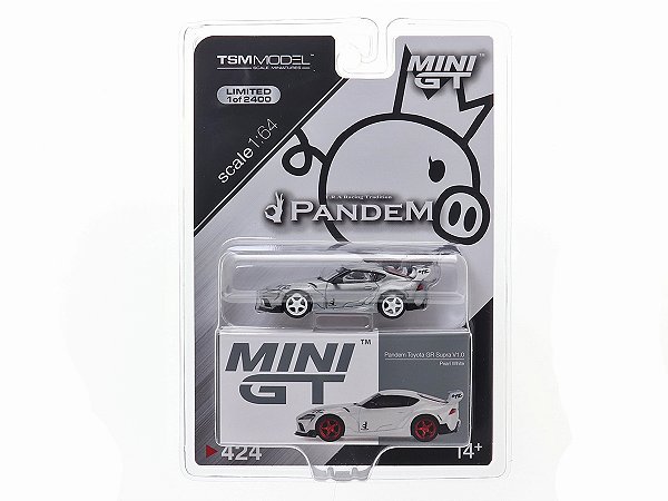 CHASE Toyota GR Supra V1.0 Pandem 1:64 Mini GT Exclusive USA