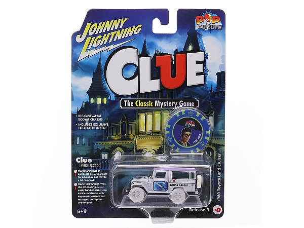 CHASE Toyota Land Cruiser 1980 Modern Clue Release 3 2022 1:64 Johnny Lightning Pop Culture