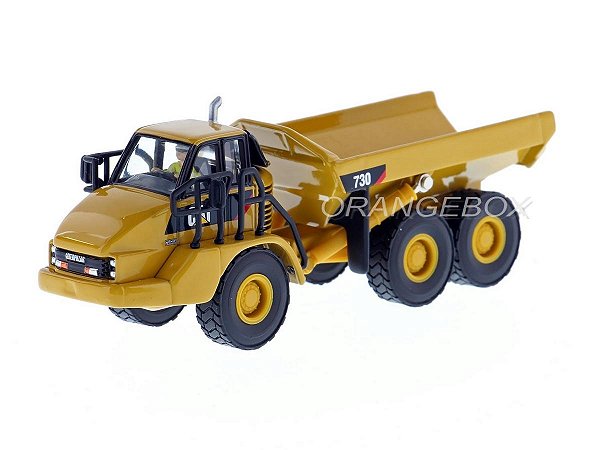 Caminhão Articulado Caterpillar 730 1:87 HO Diecast Masters - 17