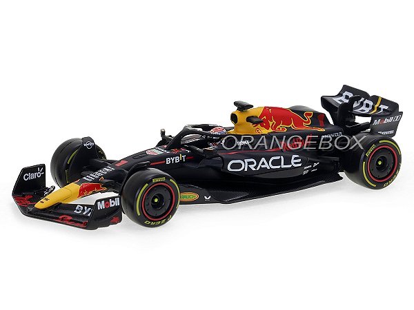 Fórmula 1 Red Bull Racing RB19 Verstappen 2023 1:43 Bburago c/ Display e Piloto