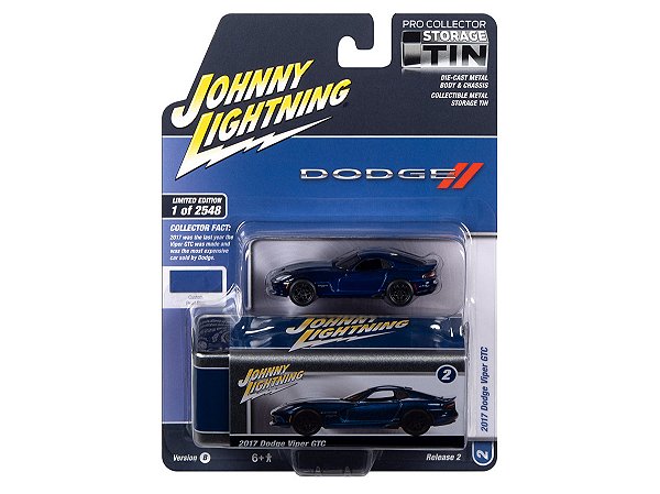 Dodge Viper 2017 Release 2B 2023 1:64 Johnny Lightning Collector Tin