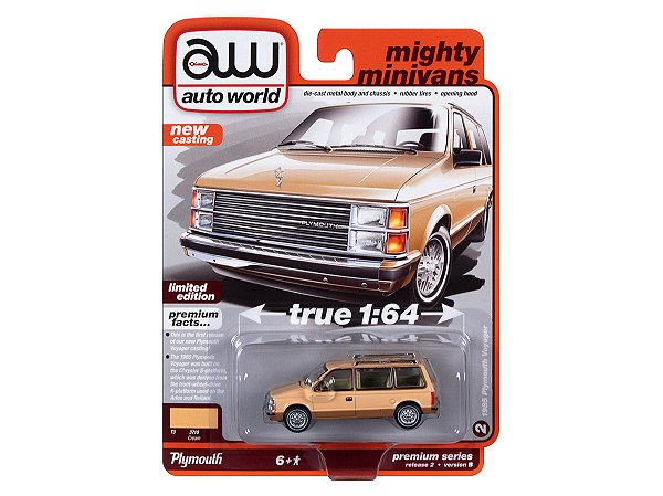 Plymouth Voyager 1985 Release 2B 2023 1:64 Autoworld Premium