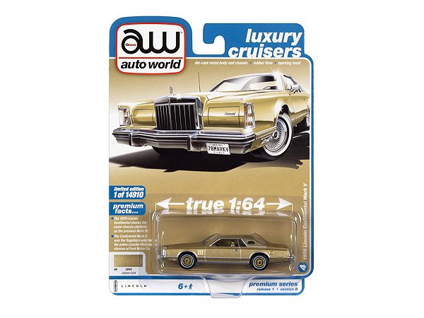 Lincoln Continental 1978 Release 1B 2022 1:64 Autoworld Premium