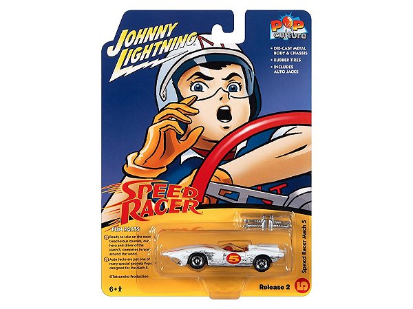 Speed Racer Mach 5 1:64 Release 2 2021 1:64 Johnny Lightning Pop Culture