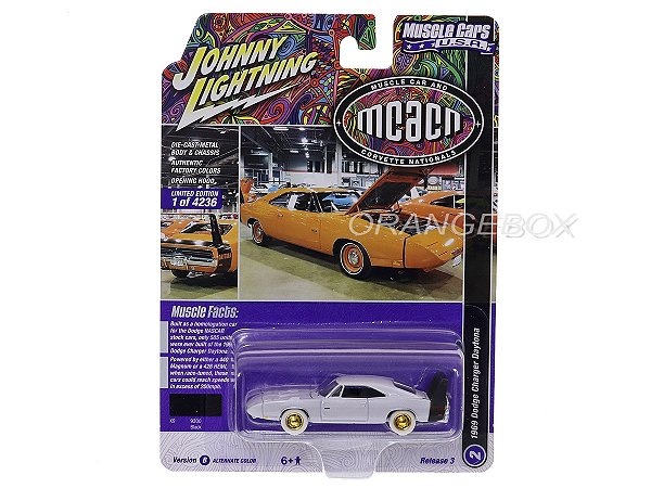 CHASE Dodge Charger Daytona 1969 Release 3B 2022 1:64 Johnny Lightning