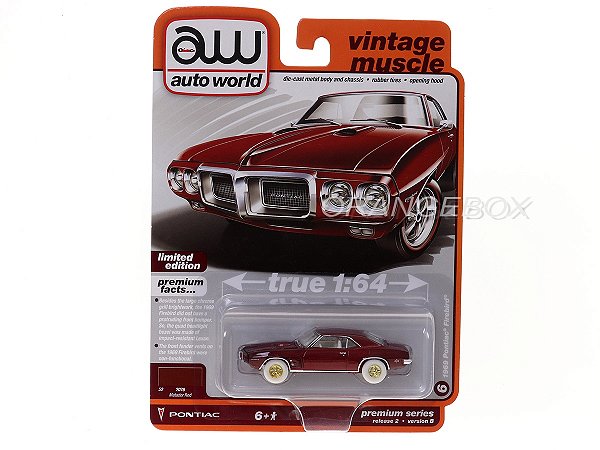 CHASE Pontiac Firebird 1969 Release 2B 2023 1:64 Autoworld Premium