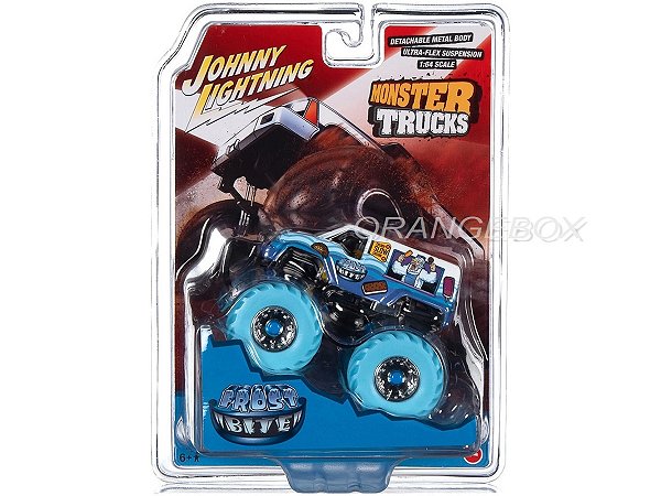 Frost Bite Monster Trucks 1:64 Johnny Lightning 2022 Azul