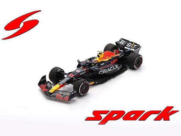 Fórmula 1 Oracle Red Bull RB19 Winner Saudi Arabian GP 2023 Sergio Perez 1:18 Spark