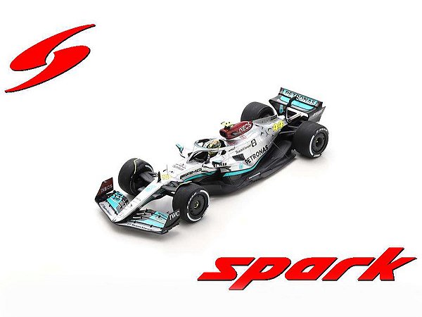 Fórmula 1 Mercedes Benz AMG Petronas F1 W13 2022 Lewis Hamilton Gp 300 1:18 Spark
