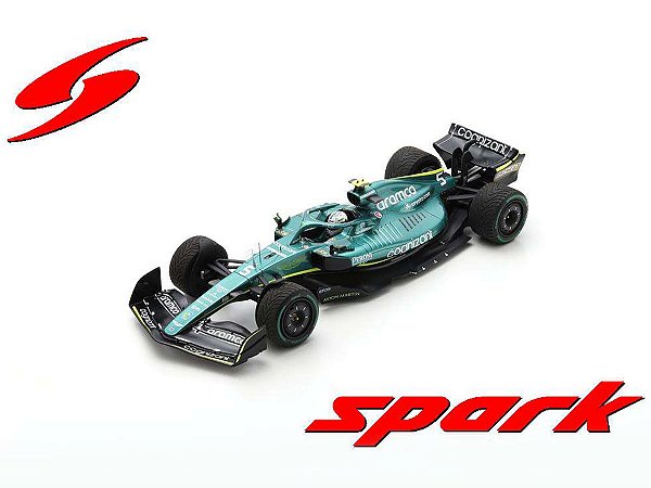 Fórmula 1 Aston Martin AMR22 Emilia Romagna 2022 Vettel 1:18 Spark
