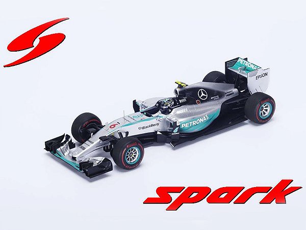 Fórmula 1 Mercedes Benz W06 Winner Monaco 2015 Nico Rosberg 1:18 Spark