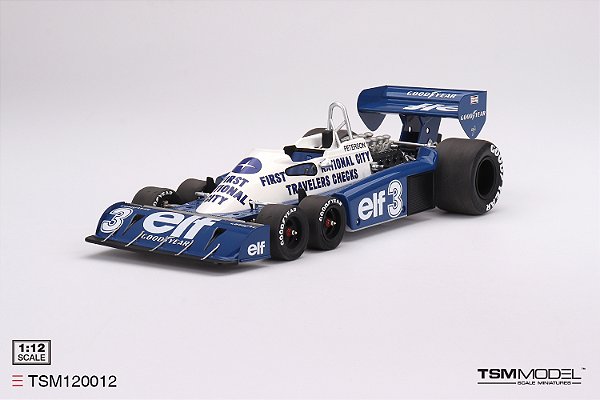 Fórmula 1 Tyrrell P34 1977 Monaco Ronnie Peterson  1:12 TSM Model