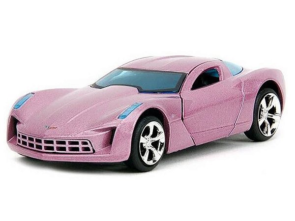 Chevrolet Corvette Stingray Concept 2009 1:32 Jada Toys Pink Slips