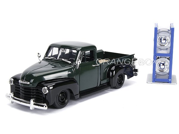 Chevy Pick-Up 1953 1:24 Jada Toys + Estante com Rodas