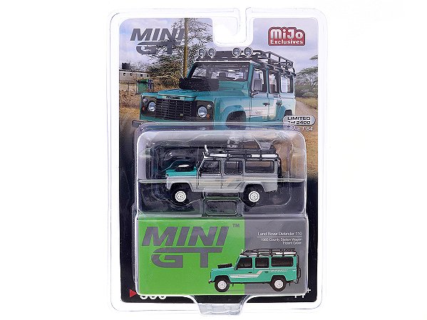 Land Rover Defender 110 1985 County Station 1:64 Mini GT CHASE