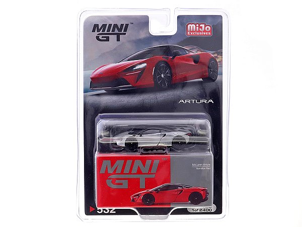 McLaren Artura 1:64 Mini GT Vermelho CHASE