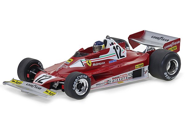 Fórmula 1 Ferrari 312 T2B Carlos Reutemann 3º Gp Suécia 1977 1:18 MCG