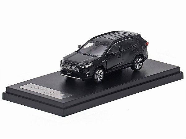 Toyota RAV4 Hybrid 1:64 LCD Models Preto