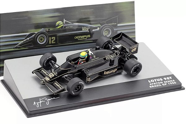Fórmula 1 Lotus 98T Ayrton Senna Gp Brasil 1986 1:43 Altaya