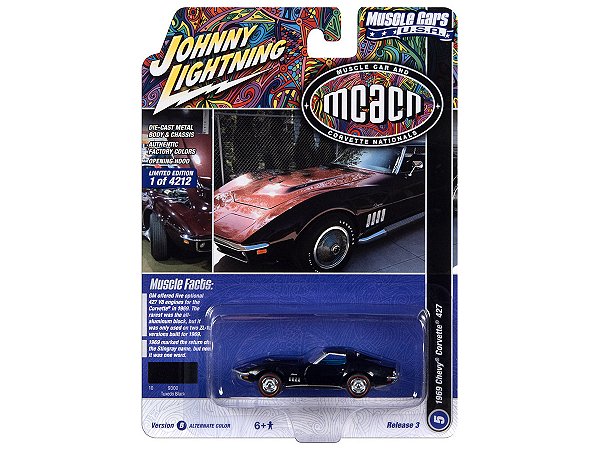Corvette 427 1969 (MCACN)  R3B 2022 1:64 Johnny Lightning