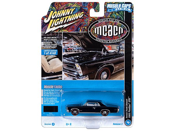 Pontiac GTO 1965 (MCACN) R3A 2022 1:64 Johnny Lightning