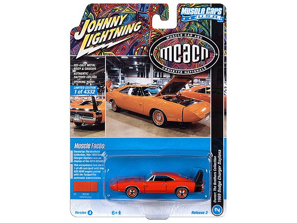 Dodge Charger Daytona 1969 (MCACN) R3A 2022 1:64 Johnny Lightning