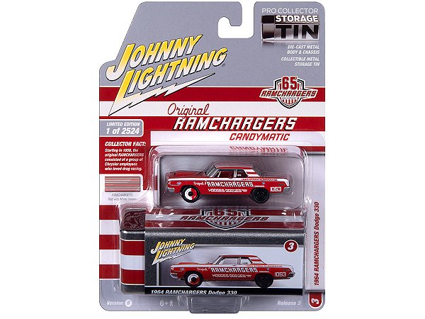 Dodge 330 1964 R3B 2023 1:64 Johnny Lightning