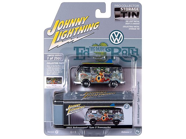 Volkswagen Kombi Type 2 1965 R3B 2023 1:64 Johnny Lightning