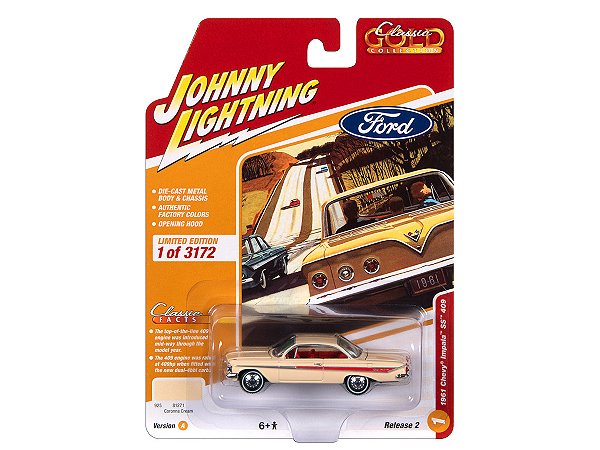 Chevrolet Impala SS 409 1961 R2A 2023 1:64 Johnny Lightning