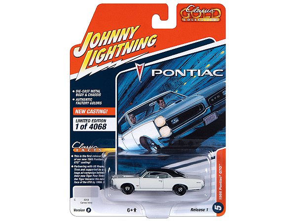 Pontiac GTO 1966 R1B 2023 1:64 Johnny Lightning